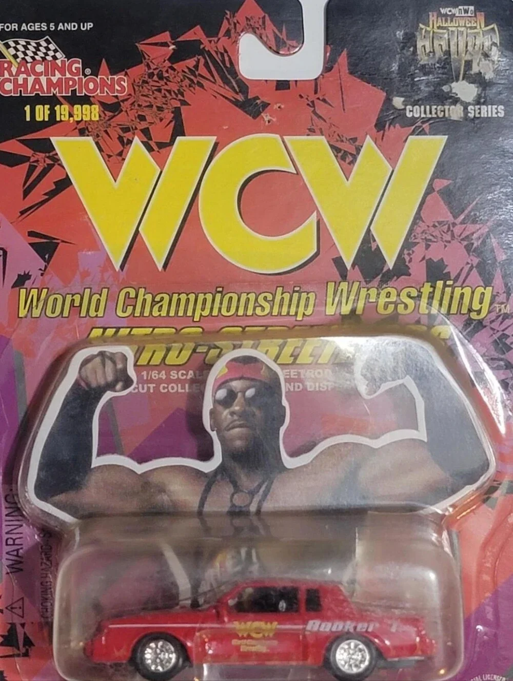 Booker T. WCW Nitro-Street Rods Die Cast Car by Racing Champions 1998